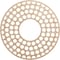 Ekena Millwork Fink Wood Fretwork Pierced Ceiling Medallion, Alder, 28"OD x 10 1/8"ID x 3/8"T CMWP28X28X0375FFAL - alternate 1